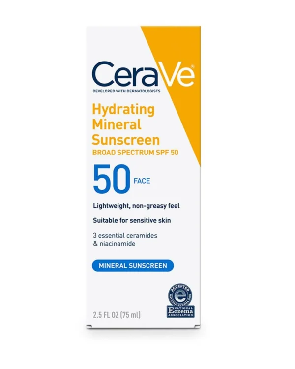 Cerave Hnydrating Mineral Sun Screen 75 ML - Image 6